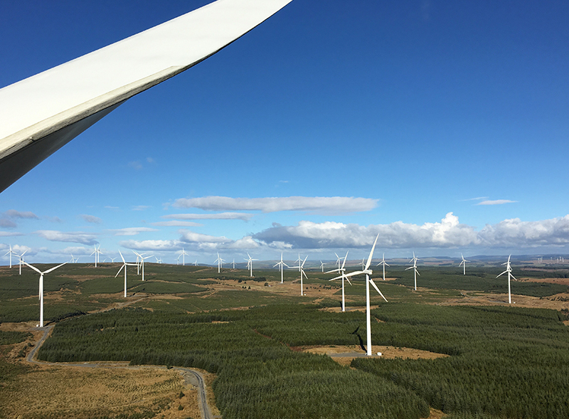 Drone Windfarm turbine inspection
